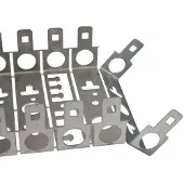 Cobinet Montagewanne 2/10 LSA-Plus, R 25 mm, 30 mm tief, für 10 Module