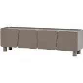 Woood Root Tv-Möbel 200 Cm Kiefer Truffle Braun