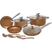 BLAUMANN Kochtopf Berlinger Haus LE CHEF LINE Kochtopfset mit Zubehör 11Stk. HOMLA