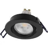 Osram 4058075853515 Spot Set LED Einbaustrahler DIM 6W Schwarz 85mm
