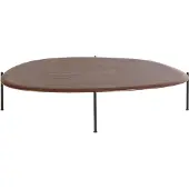 Woood Kota Couchtisch 26X121x79 Cm Mdf/Furnier Braun
