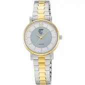 Eco Tech Time ELS-12164-41M Damenuhr Solar Bicolor