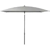 Doppler , Sonnenschirm / Mittelstockschirm "Sunline 230 x 190 Waterproof Neo", hellgrau, 230 x 190 cm