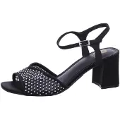 La strada Sling Sandalette Schwarz