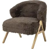 Bloomingville Camino Lounge-Sessel braun
