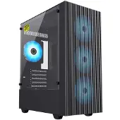 GameMax Edge, Midi-Tower, ohne Netzteil, USB/Audio, Micro-ATX, 2*USB3.0