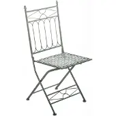 CLP Klappstuhl Asina Metall HBT: 95x40x40 cm antik-grün