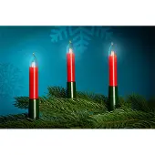 Narva 20er Schaft-Lichterkette rot innen