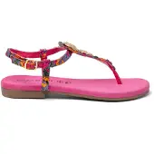 Lazamani Sandalen Damen Multi Leder