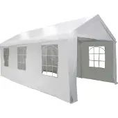 Primaster Großraumzelt 400 x 800 cm weiß