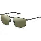 Porsche Design P8948 Unisex-Sonnenbrille Vollrand Quadratisch Edelstahl-Gestell, schwarz