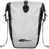 Kkmoon Wasserdichte Fahrrad-Gepaecktasche, 25 l, Fahrrad-Gepaecktraeger, Fahrrad-Satteltasche fuer Reiten, Radfahren