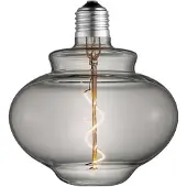 LUCANDE LED-Lampe E27 Ø 16cm 4W 1800K smoke