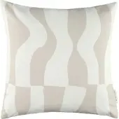 Tom Tailor Kissenbezug HOME "Modern Waves", beige, B:45cm H:1cm L:45cm, Polyester, Baumwolle, Polyester, Kissenbezüge, Kissenbezug, modernes Wellenmotiv