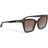 Emporio Armani EA4273BU Damen-Sonnenbrille Vollrand Quadratisch Acetat-Gestell, braun