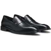 BOSS Loafer aus Leder mit Double-B-Monogramm Grösse 42
