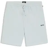 BOSS Sportshorts Waffle 50535884 Hellblau Regular Fit