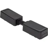 LEDKIA Verbindungsstück für Magnetschiene 25mm Superslim Einbau/Aufhängen Schwarz