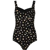 Mila Badeanzüge Golden Dots | Grösse: 46 | Farbe: Schwarz