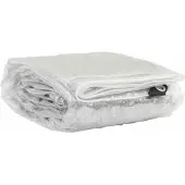 vidaXL Transparente Plane mit Ösen 4x4 m PVC