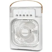 ANTCOOL Tragbarer USB-Ventilator, Luftbefeuchter, Luftkühler, LED-Nachtlicht, Wassernebel, 600 ml