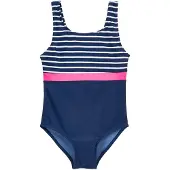 Playshoes UV-Schutz Badeanzug Ringel in marine | Gr.: 98/104