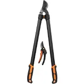Outsunny Heckenschere Set 2-teilig Gartenschere Messerlänge 69,5 cm, 21 cm