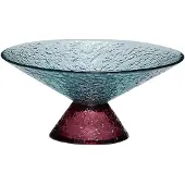 Hubsch - Bonbon Glas Schalen - Blau/Rot - Medium ø15xh7cm