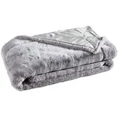 Novel Felldecke SILBERFUCHS - B/L ca. 150.00x200.00