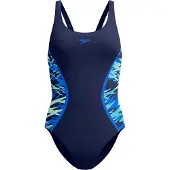 Speedo - Women's Hyperboom Splice Muscleback One Piece - Badeanzug Gr 38 blau