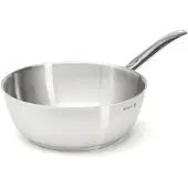 De Buyer Sauteuse - Edelstahl - 28 cm - Prim'Appety Serie - Ergonomischer Griff - Für alle Wärmequellen geeignet