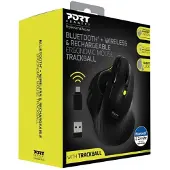 Port Designs 900719, rechts, Optisch, RF Wireless + Bluetooth, 1600 DPI, Schwarz