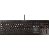 Cherry KC 6000 SLIM, Volle Größe (100%), Kabelgebunden, USB, Schwarz