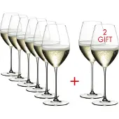 Riedel 7449/28 VERITAS Champagner Weinglas VORTEILSSET - KAUF 8 ZAHL 6