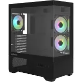 Zalman PC-Gehäuse (ohne Netzteil) – CHRONIX V2 – ZM-CHROV2BK – Midi-Tower – ATX-Formfaktor – Schwarz