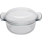 Pyrex 5010762001042, Rund, Gehärtetes Glas, Transparent, 2,5 l, 285 mm, 228 mm