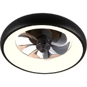 TRIO Eleganter Ventilator Muonio Schwarz