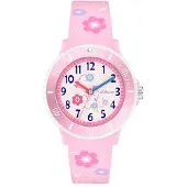 s.Oliver Kinderuhr mit süßem Blumenprint SO-4499-PQ