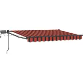 vidaXL Manuelle Gelenkarmmarkise mit LEDs 2,5 x 2 m