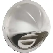 vidaXL Lüftungsgitter 2 stk. Silber 80 mm Edelstahl
