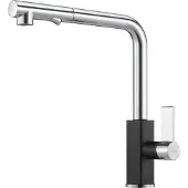 Franke 115.0392.382, Standard, Schwarz, Chrom, Metall, Hebelgriffe, Einzelbild, Keramik