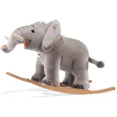 Steiff Plüsch Schaukeltier Trampili Elefant, hellgrau - 70 cm Spielzeug