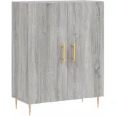 vidaXL Sideboard Grau Sonoma 69,5x34x90 cm Holzwerkstoff