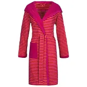 Esprit Bademantel Striped Hoody Raspberry Damen-M