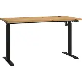 Masseno Schreibtisch MALTESA 138x67x120,8 cm Bürotisch Computertisch, Eiche Artisan