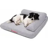 TrueLove Hundebett Sofabett Hellgrau L