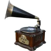 Soundmaster NR917 Grammophon Nostalgie Stereo-Anlage mit Plattenspieler Encoding