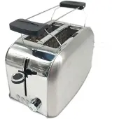 Cecotec Toastin' time 850, 2 Scheibe(n), Edelstahl, Edelstahl, Tasten, Niveau, Drehregler, 850 W, 220 - 240 V