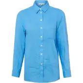 Marie Lund Leinenbluse in blau - 0021 | Gr.: 38