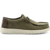 HeyDude Uni Wally Braided Freizeitschuh Burnt Olive/Delicioso Brown 42